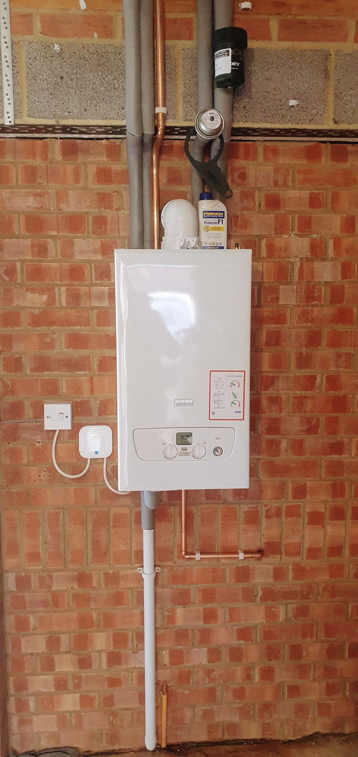 Baxi combi boiler installed by Mr Gas and Heating