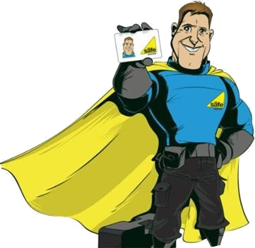 Mr Gas and Heating mascot, a friendly Gas Safe registered heating hero